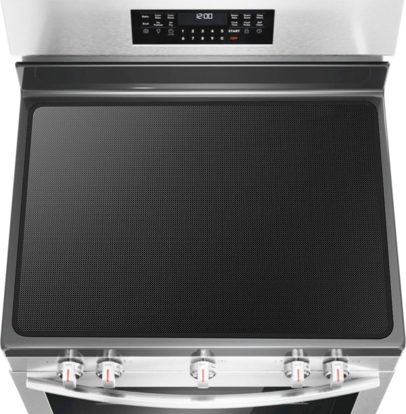 VCHOMY Electric Stove Top Cover - 29.5 * 21Inch Silicone Coated Fiberglass Heat Resistant Glass Ceramic Stovetop Protector Mat, Prevents Scratching, Expands Usable Space - Image 1